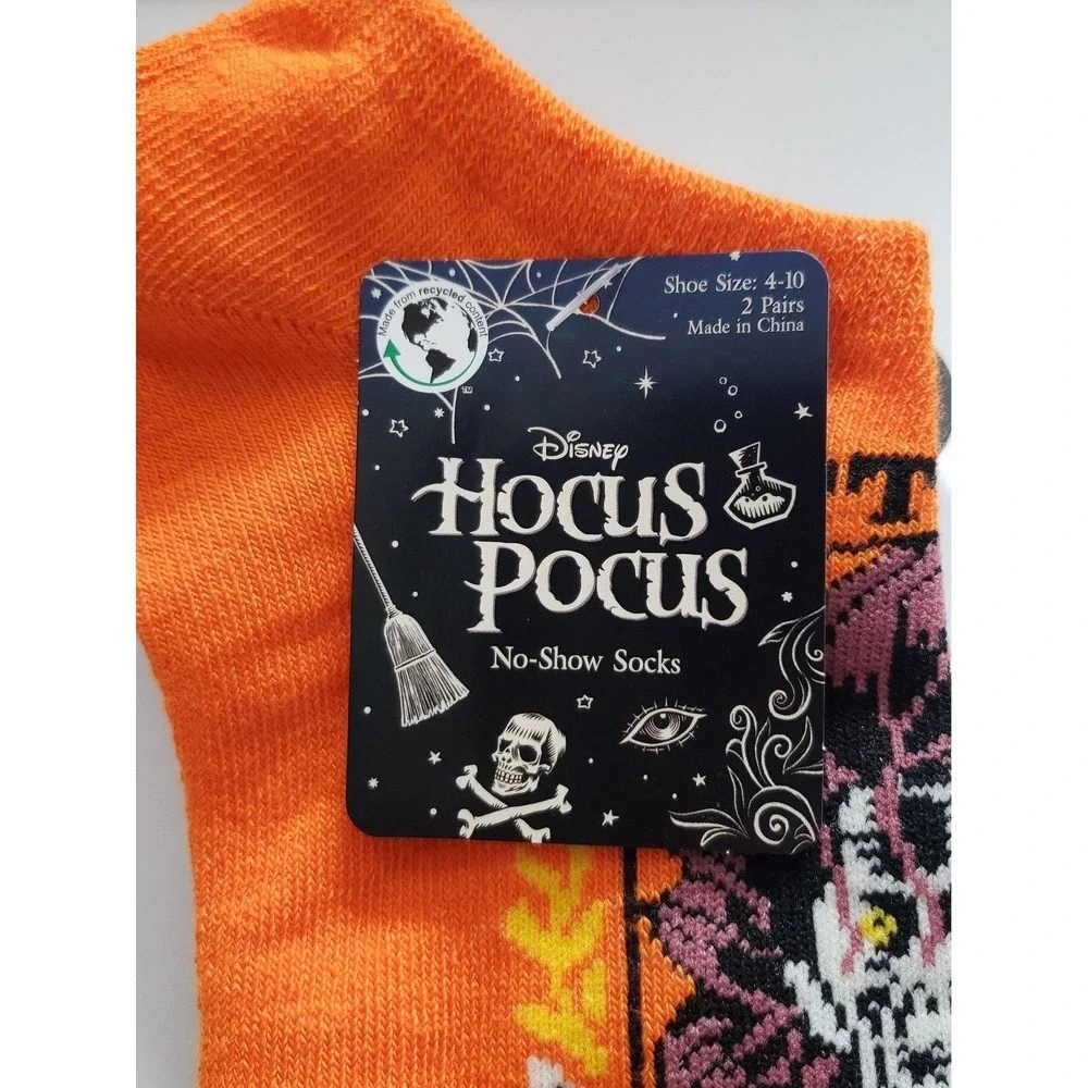 Halloween Disney Hocus Pocus New‎ Low Socks